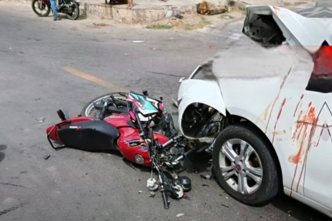 Motorista da Gontijo fica ferido em acidente de trânsito em Crateús-CE