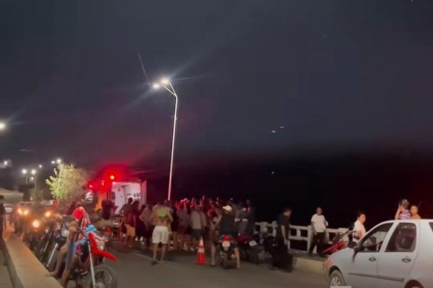 Grave acidente deixa vítima fatal na ponte que liga o bairro São José na cidade de Mombaça-CE