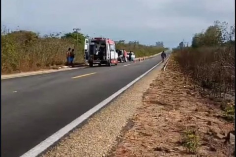 Acidente na CE-085 mobiliza SAMU e polícia entre Granja e Camocim no Ceará