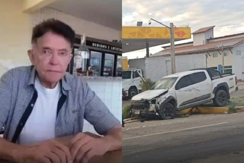 Ex-prefeito de Milagres se envolve em acidente com ex-vice-prefeito de Barro na BR-116