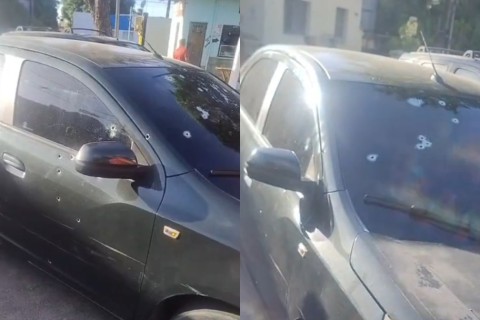 Carro com casal é alvejado por 16 tiros em Fortaleza-CE