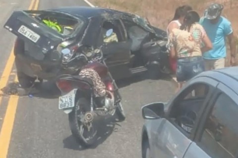 Acidente de trânsito no interior do Ceará