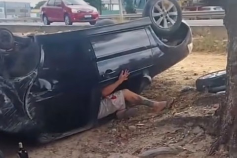 Grave acidente de trânsito em Fortaleza-CE