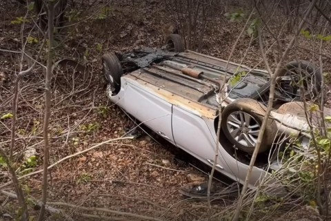 Saída de um carro da pista na BR-222, resulta em duas mulheres feridas em Forquilha no Ceará