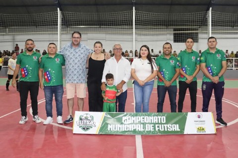Abertura do Campeonato municipal de Futsal de Piquet Carneiro-CE