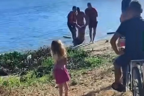 Homem morre por afogamento na Lagoa do Capuan durante feriado de Natal, em Caucaia