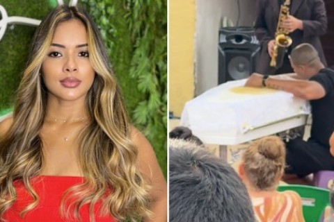 Suspeito de jogar mulher do 10º andar de prédio em São Paulo chorou no velório dela, no Ceará