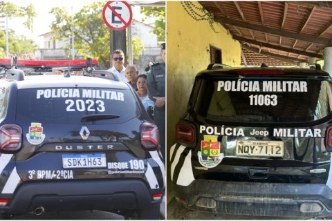 Homem é preso com viatura falsa da Polícia Militar do Ceará