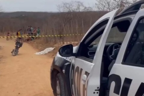 Homem é encontrado morto em estrada carroçável na zona rural de Varjota, no Ceará