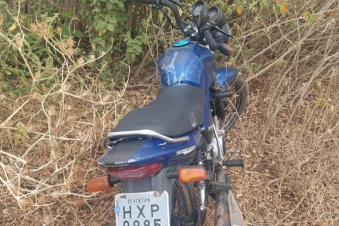 Motocicleta é recuperada na cidade de Boa Viagem-CE