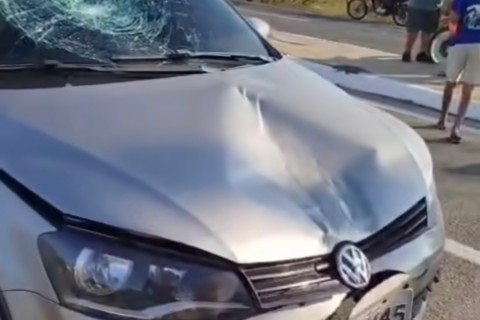 Acidente na CE-138 deixa motociclista gravemente ferido em Iracema no Ceará