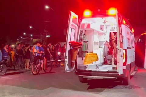 Acidente de trânsito na cidade de Limoeiro do Norte-CE