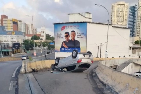 Acidente de trânsito na cidade de Fortaleza-CE