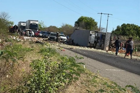 Acidente grave em Brejo Santo no interior do Ceará