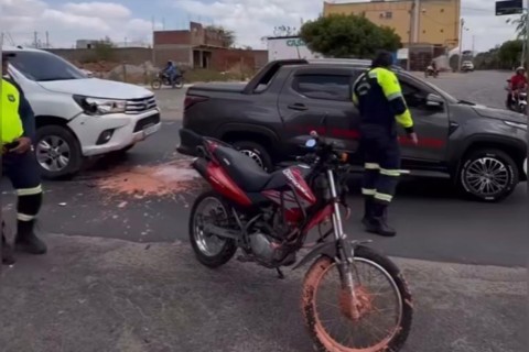 Acidente de trânsito na cidade de Quixeramobim-CE