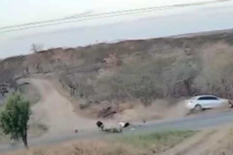 Acidente de trânsito na cidade de Boa Viagem-CE