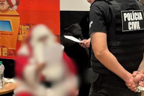 Papai Noel é preso em shopping por estupro de vulnerável